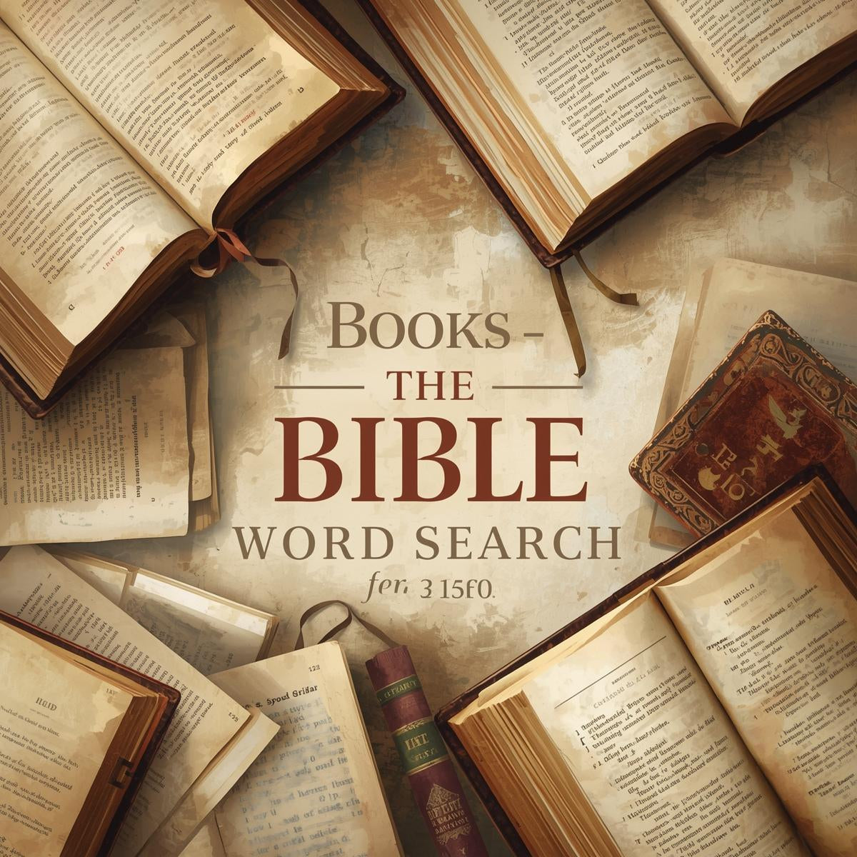 Books of the Bible Word Search Book