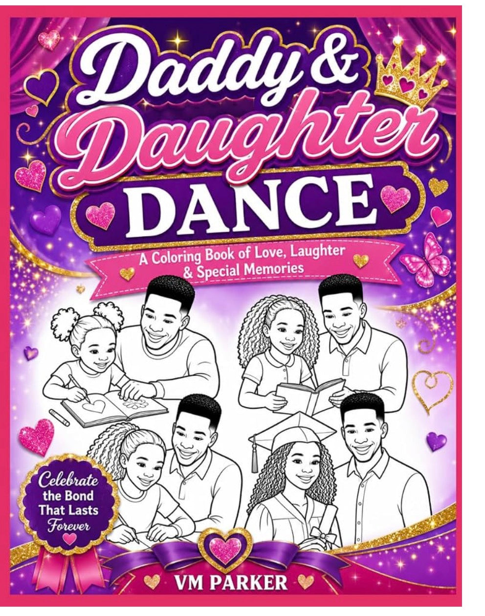 Daddy and Daughter Dance Coloring Book
