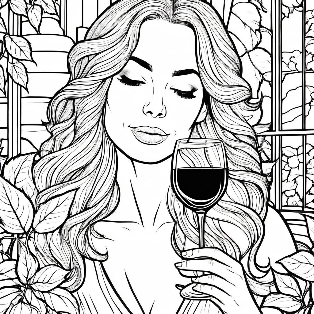 WOMAN AND WINE